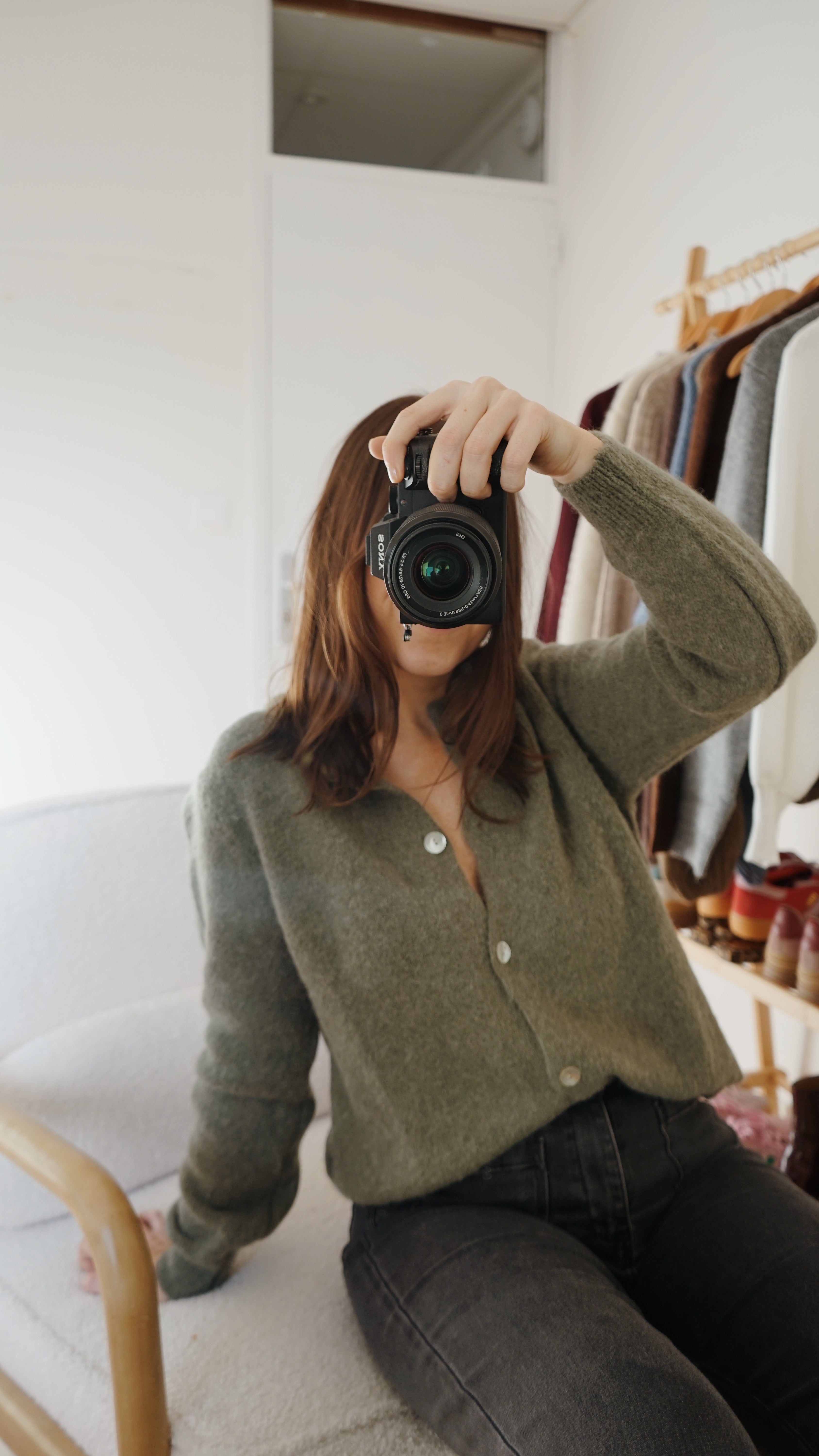 Maille En Laine Léonie Olive