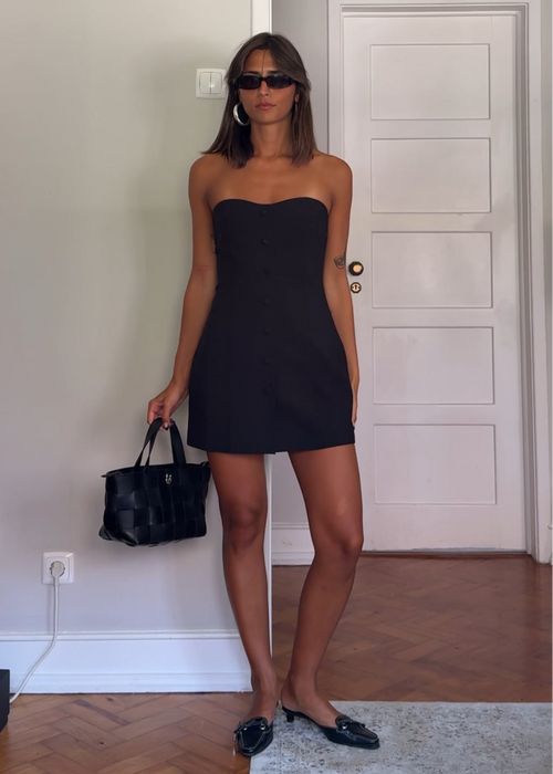 Robe Jagger Strapless Mini - Black