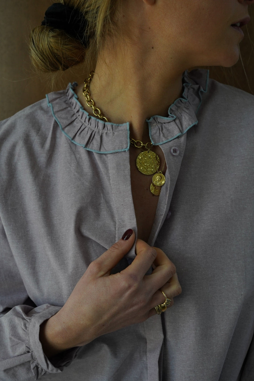 Alice Blouse Heather Lilac