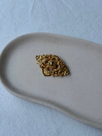 Vintage Scarf Ring - Openwork Baroque Design
