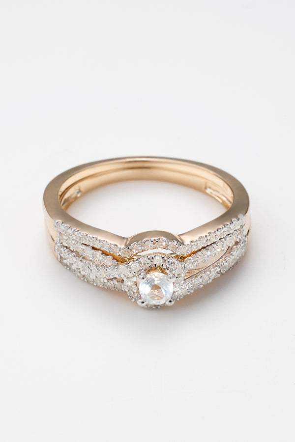 Bague "Étoile Flamboyante" D0,23/76 Wt0,173/1