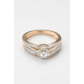 “Blazing Star” ring D0,23/76 Wt0,173/1 - 375/1000 yellow gold