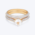 Bague "Eclipse" D0,32/86 Wt1,07/1 - Or Jaune 375/1000