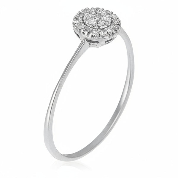 Anillo de diamantes “Mi rayo de sol” 0.12/21