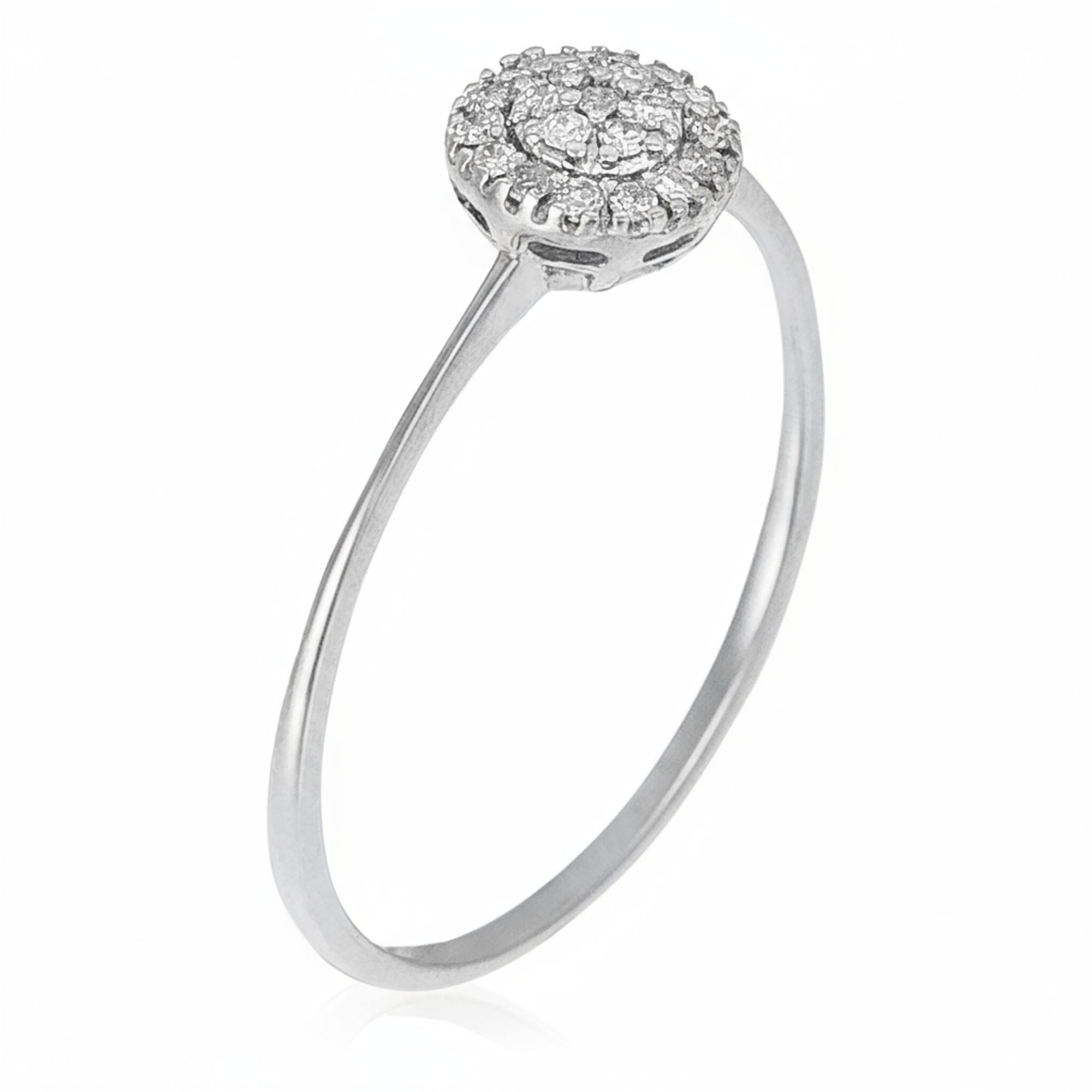 Anillo de diamantes “Mi rayo de sol” 0.12/21
