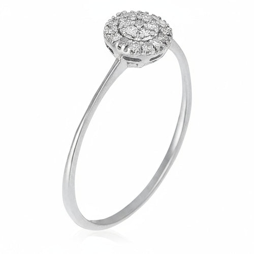 Bague "Mon Rayon De Soleil" Diamants 0,12/21