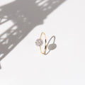 “My Ray of Sunshine” ring, diamonds 0,12/21 - 375/1000 yellow gold