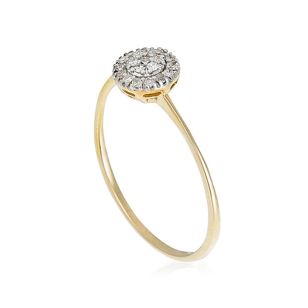 “My Ray of Sunshine” Ring Diamonds 0.12/21