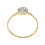 “My Ray of Sunshine” ring, diamonds 0,12/21 - 375/1000 yellow gold