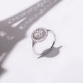 Anello "Marika" D0,25/41 - Oro bianco 375/1000