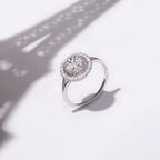 Anello "Marika" D0,25/41 - Oro bianco 375/1000