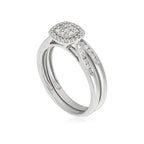 Bague Duo "Mon Vœu Le Plus Cher" D0,38/53