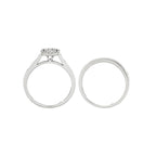 Bague Duo "Mon Vœu Le Plus Cher" D0,38/53 - Or Blanc 375/1000