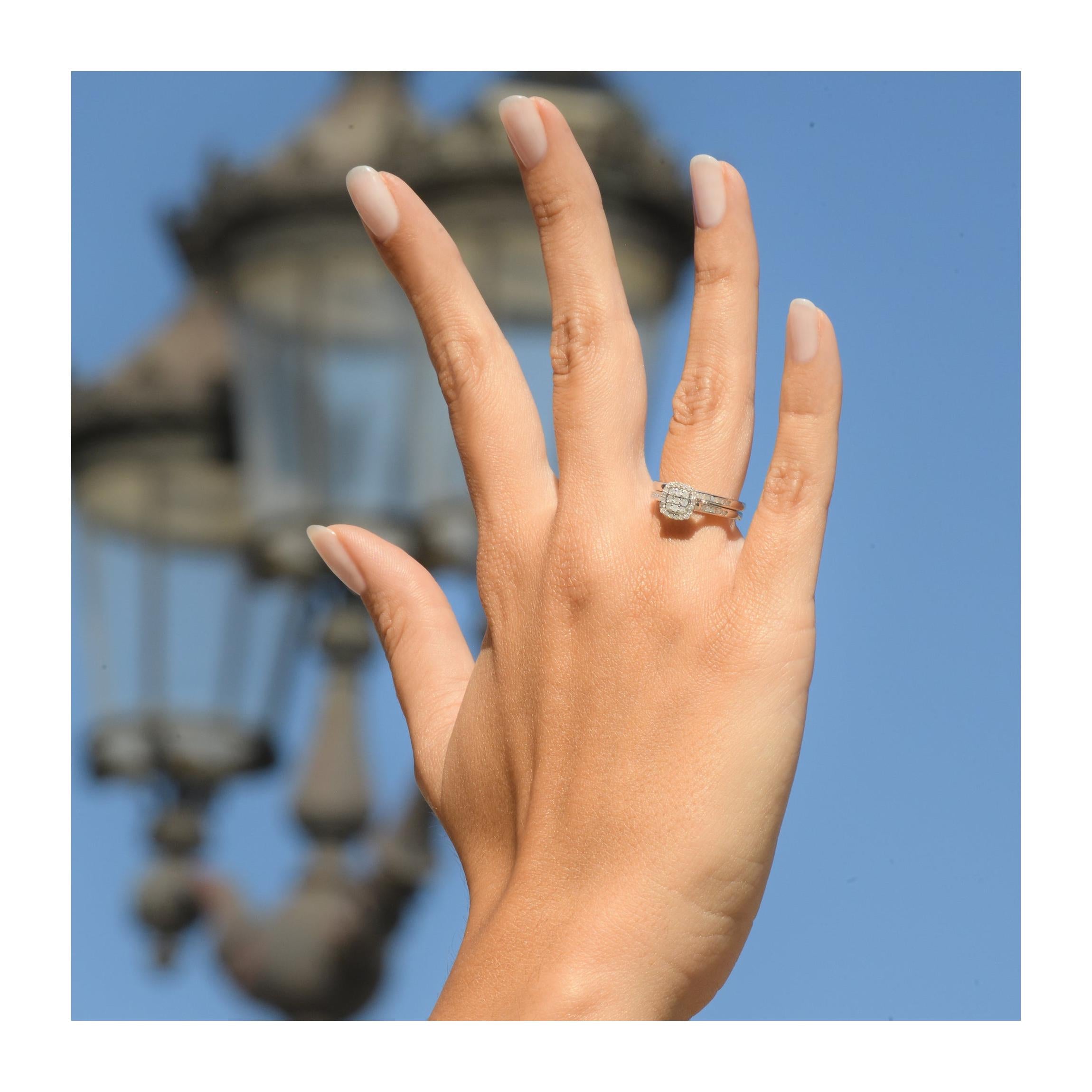 Bague Duo "Mon Vœu Le Plus Cher" D0,38/53
