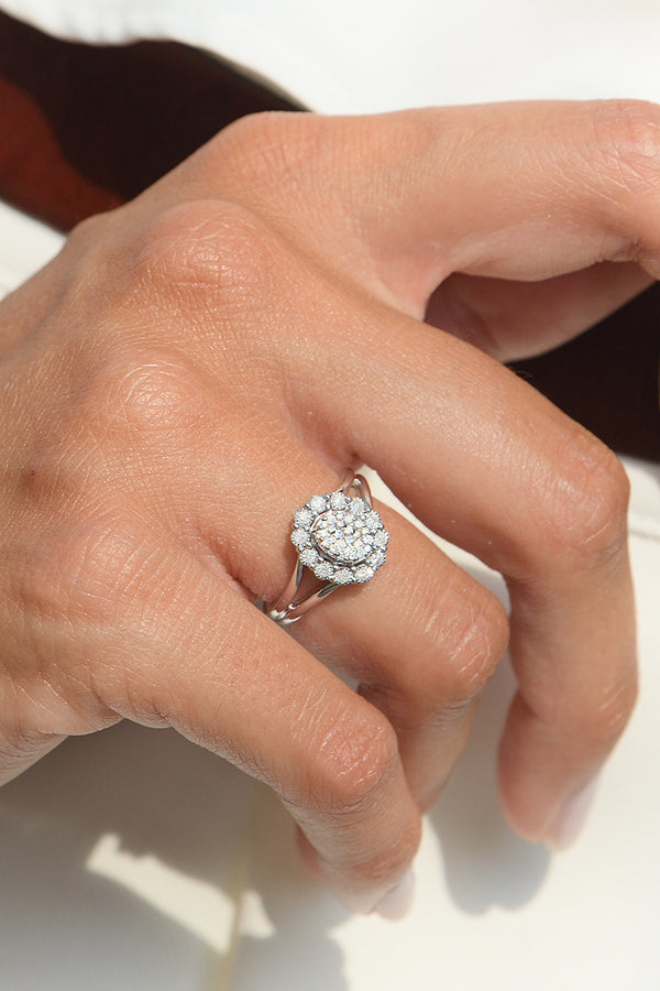 “My Only Love” Ring Diamonds 0.30/36 – 375/1000 White Gold