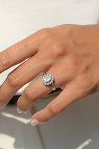 Bague "Mon Seul Amour" Diamants 0,30/36 - Or Blanc 375/1000