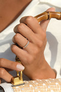 Bague "Solita" D0,12/16 - Or Rose 375/1000