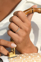 Bague "Solita" D0,12/16 - Or Rose 375/1000