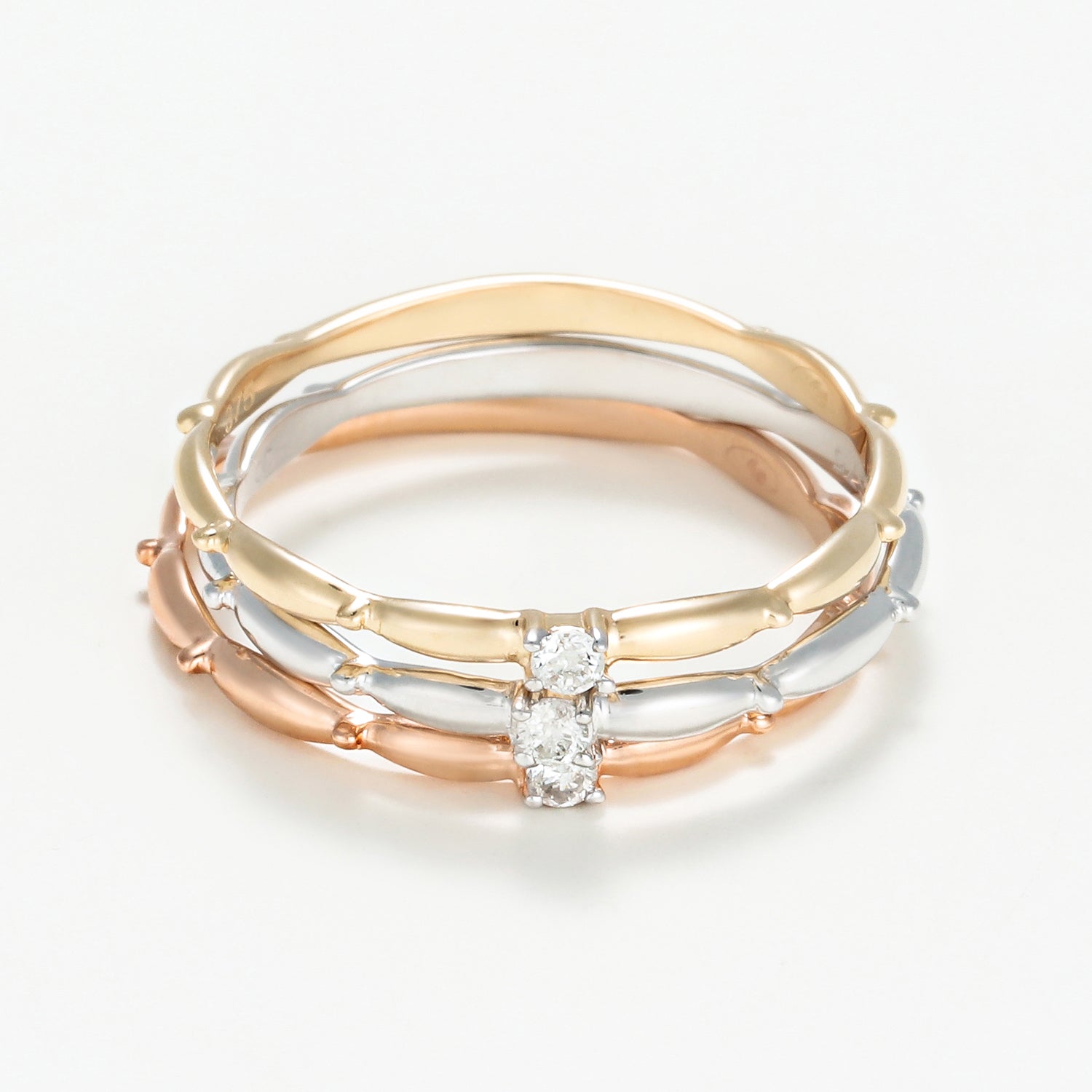 Bague "Love for 3" D0,07/3