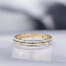 Bague "Nawa" Diamants 0,14/54 - Or Jaune 375/1000