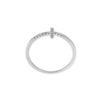 Anello "Christiane" D0,05/14 - Oro bianco 375/1000