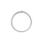 Anello "Christiane" D0,05/14 - Oro bianco 375/1000