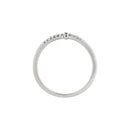 Bague "Christiane" D0,05/14 - Or Blanc 375/1000