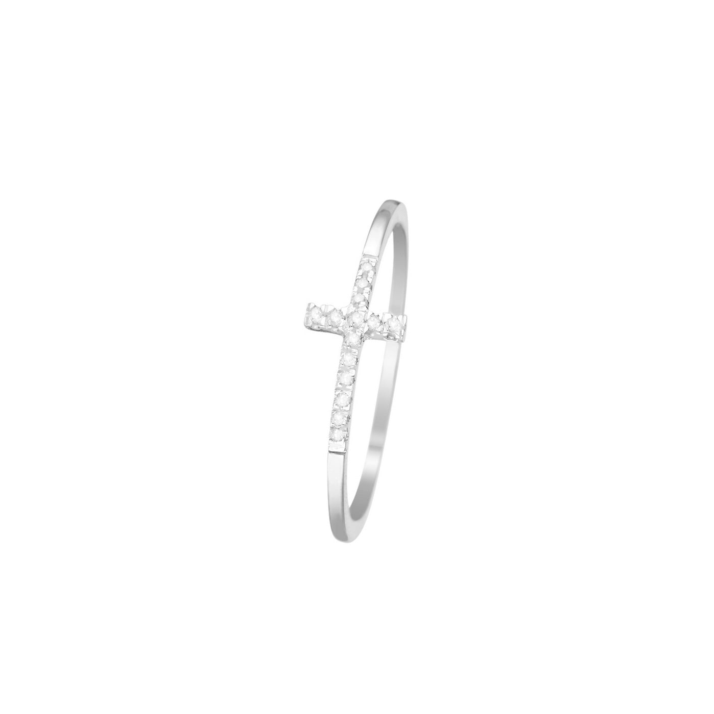 "Christiane" Ring D0.05/14 - 375/1000 White Gold