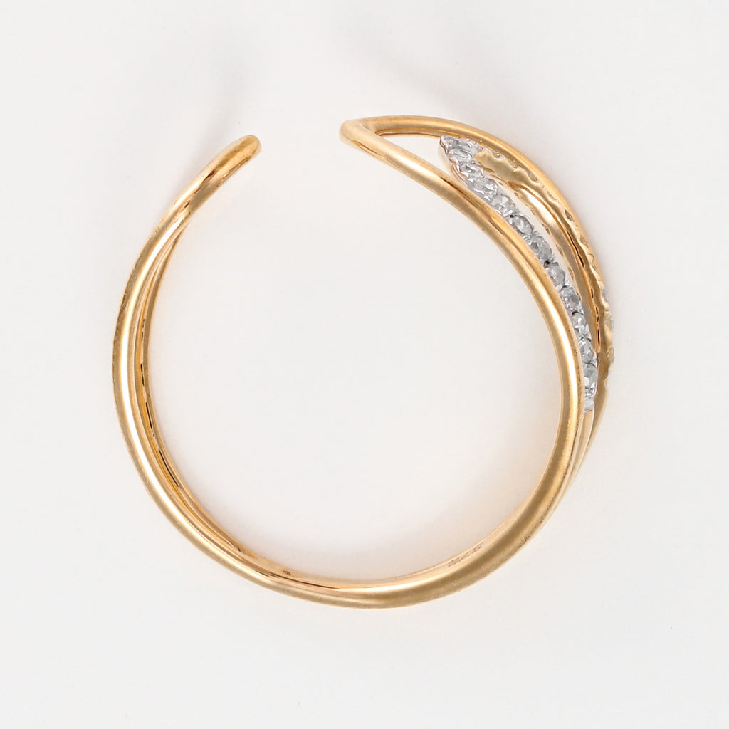 Bague "Enlacés" D0,08/23 - Or Jaune 375/1000