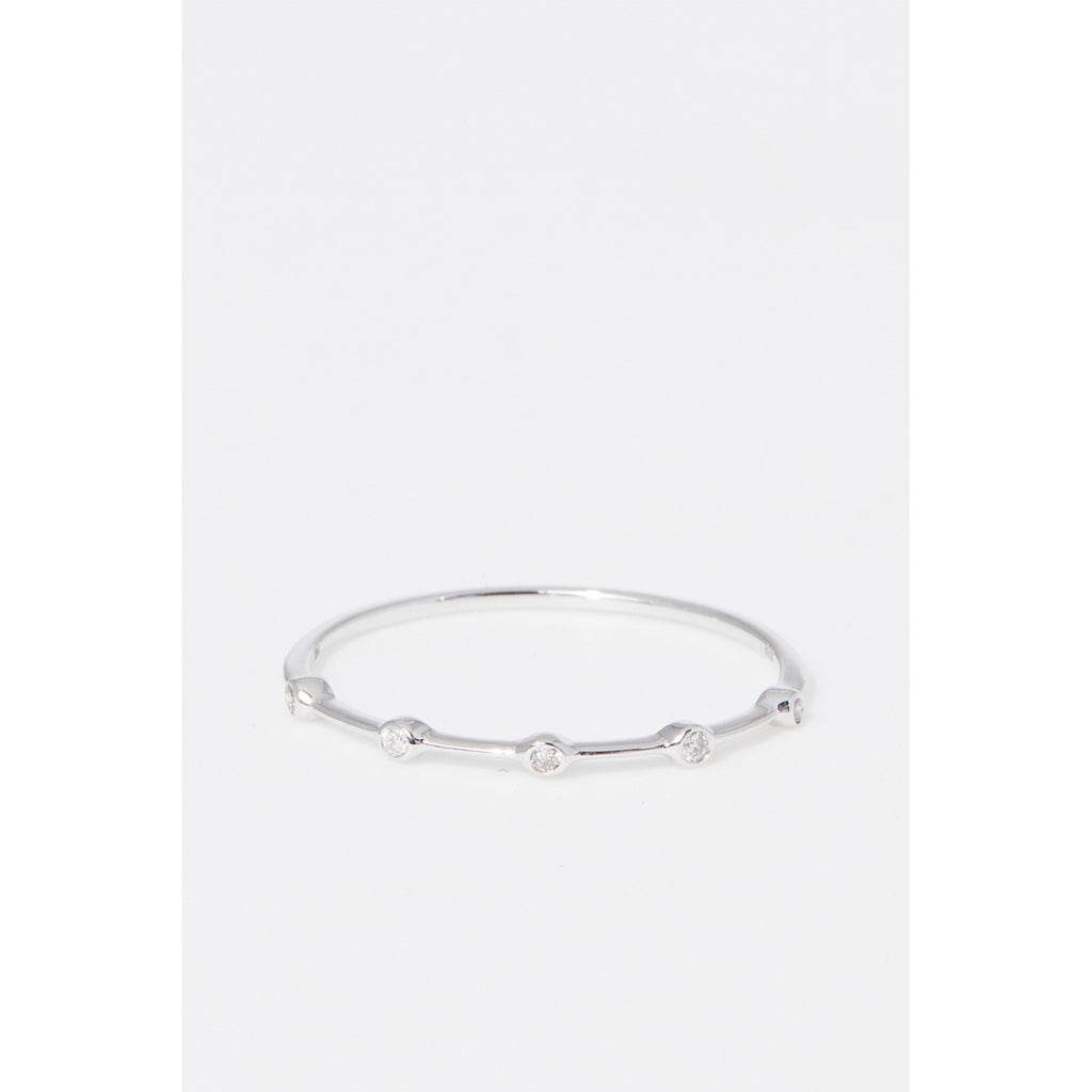 "Ensemble" Ring D0.03/5 - 375/1000 White Gold