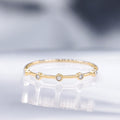 Bague "Ensemble" Diamants 0,03/5 - Or Jaune 375/1000