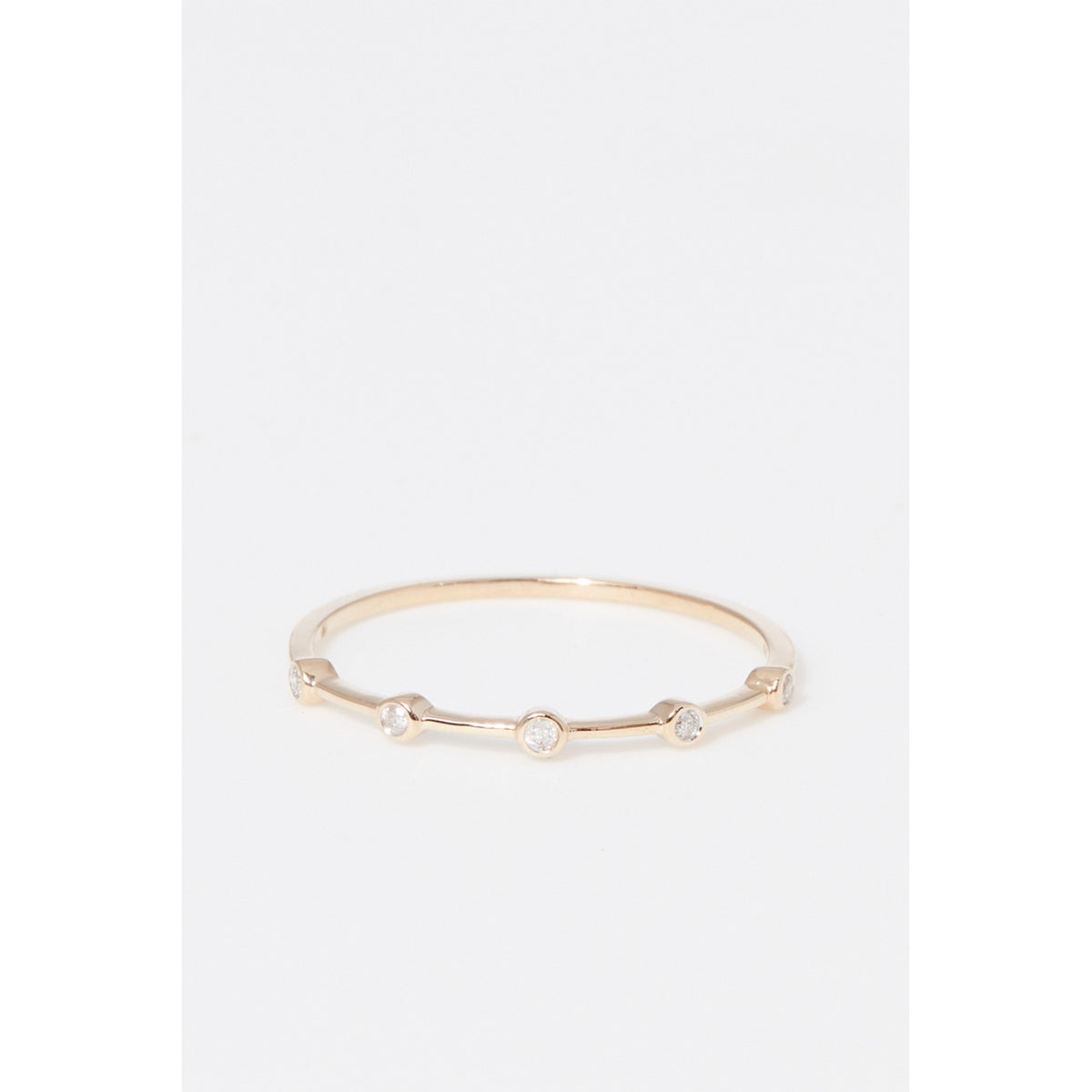 Bague "Ensemble" Diamants 0,03/5 - Or Jaune 375/1000