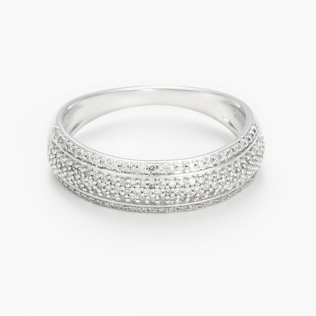 “Dazzling” ring D0,27/151 - 375/1000 white gold