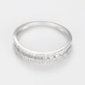 Anello "Adriati" D0,145/31 - Oro bianco 375/1000
