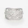 “Graziella” Ring D0,77/114 - 375/1000 White Gold