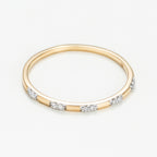 Bague " Apollonia" Diamants 0,034/10 - Or Jaune 375/1000