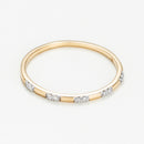 Bague " Apollonia" Diamants 0,034/10 - Or Jaune 375/1000