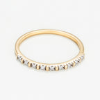 Bague "Anatolia" Diamants 0,045/9 - Or Jaune 375/1000