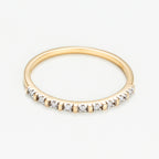 Anillo "Anatolia" D0.045/9 - Oro amarillo 375/1000