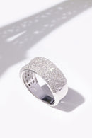 Anillo “Cinta Preciosa” D0.91/203 – Oro Blanco 375/1000