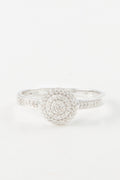 “Lucinda” ring D0,142/57 - 375/1000 white gold