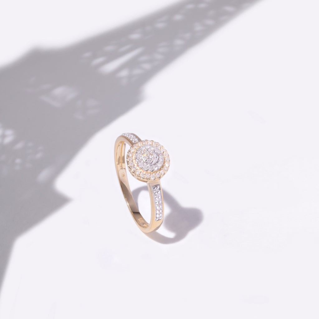 Anillo "Lucinda" D0.142/57 - Oro amarillo 375/1000