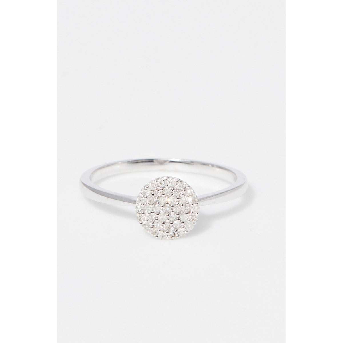 Anello "Mille luci" D0,16/37 - Oro bianco 375/1000