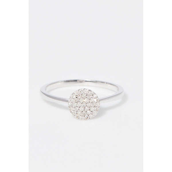 Anello "Mille luci" D0,16/37 - Oro bianco 375/1000