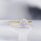 Bague "Rabia" Diamants 0,21/19 - Or Jaune 375/1000