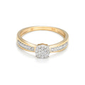 Bague "Romantic" D0,15/33