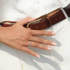 "Harmony" Ring with Diamonds 0.10/50 - 375/1000 White Gold