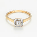 Ring "Thalie" D0,103/23 - Yellow gold 375/1000