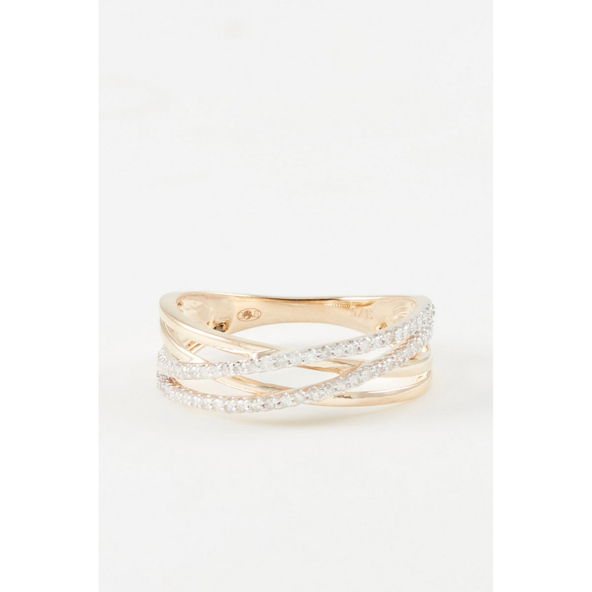 Anello "Sarah" D0,217/62 - Oro giallo 375/1000