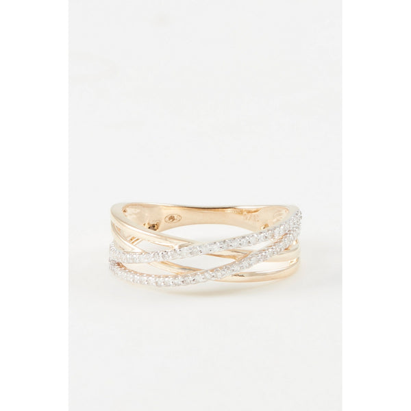 Bague "Sarah" D0,217/62 - Or Jaune 375/1000